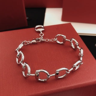 Gucci Link Motion Silver Chain Bracelet